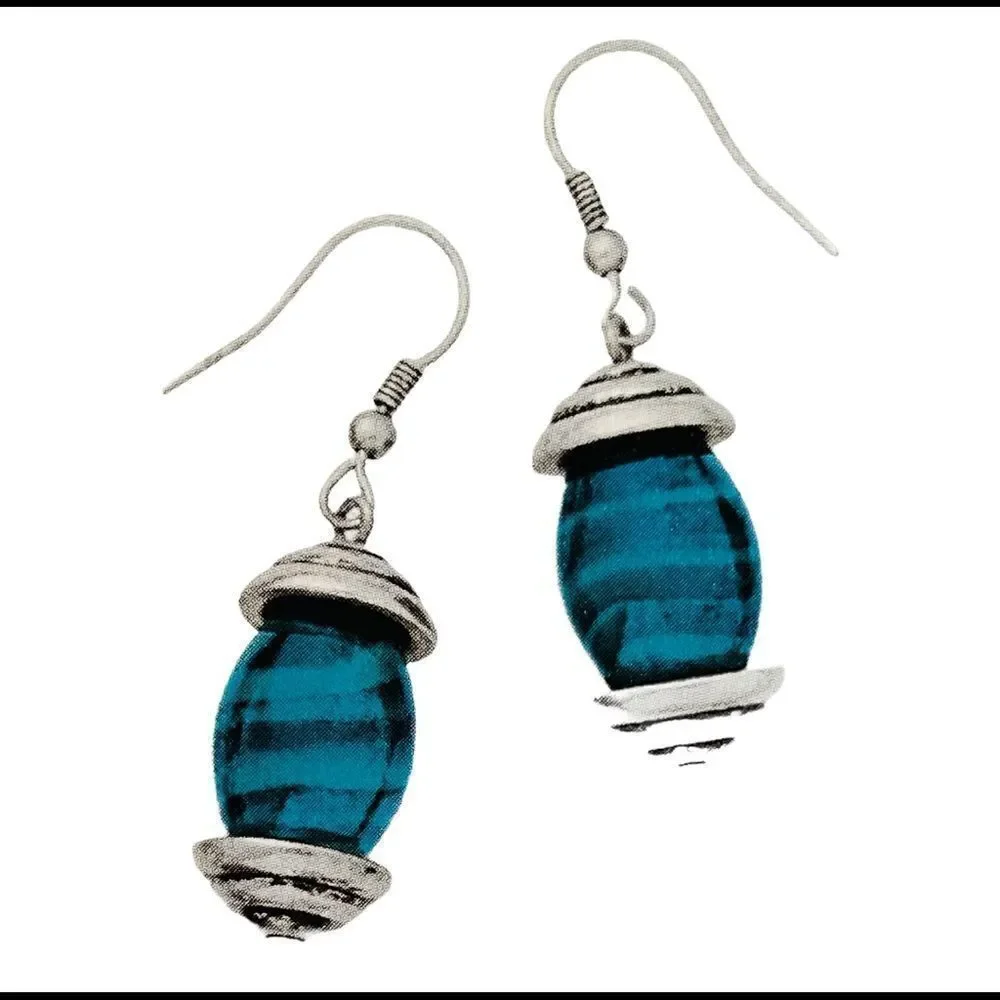 Sweet Waters Earrings by Premier Designs, Swirled Glass and Antique Silver